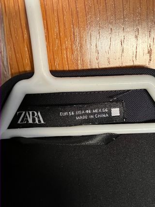 Saco de vestir cruzado ZARA azul hombre