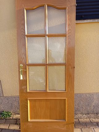 7 Puertas de Roble Macizo