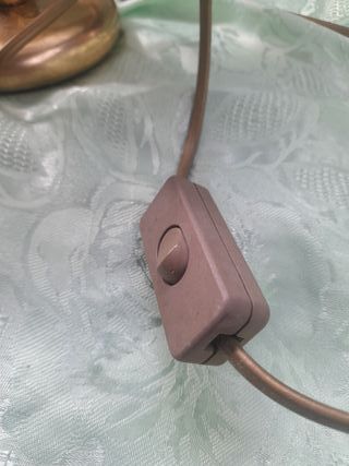 Lampada vintage oro e vetro