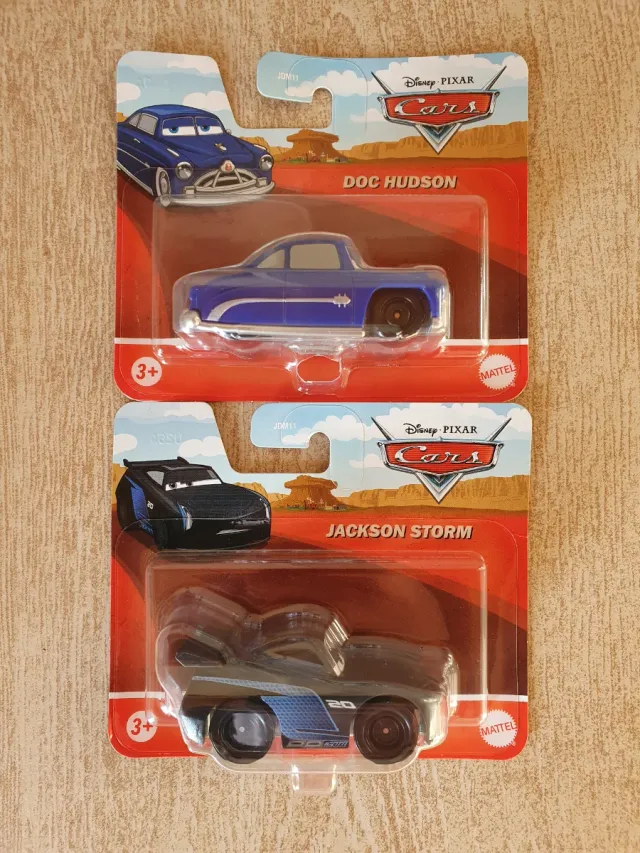 Macchinine Disney Pixar Cars Doc Hudson e Jackson