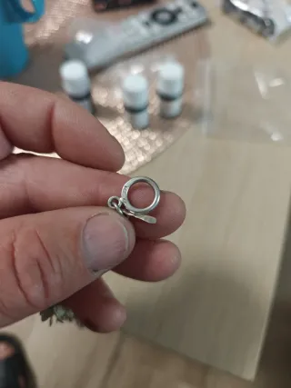 Pulsera de plata con colgantes