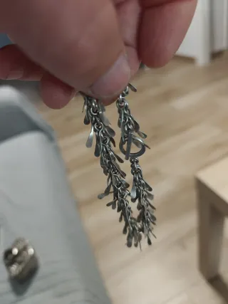 Pulsera de plata con colgantes
