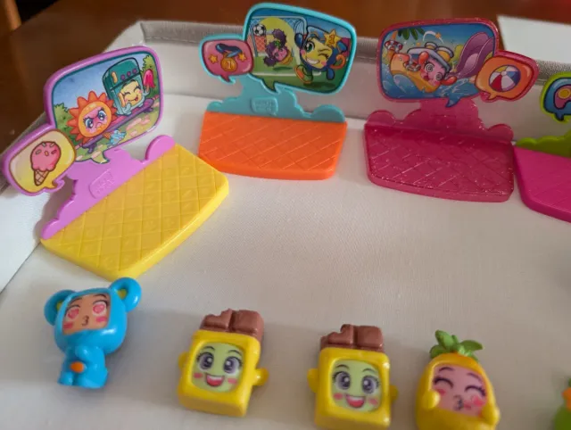 Lote 18 Moji Pops con Tienda Helados y Bases