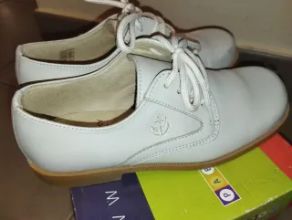 Zapatos Pablosky niño comunión blancos