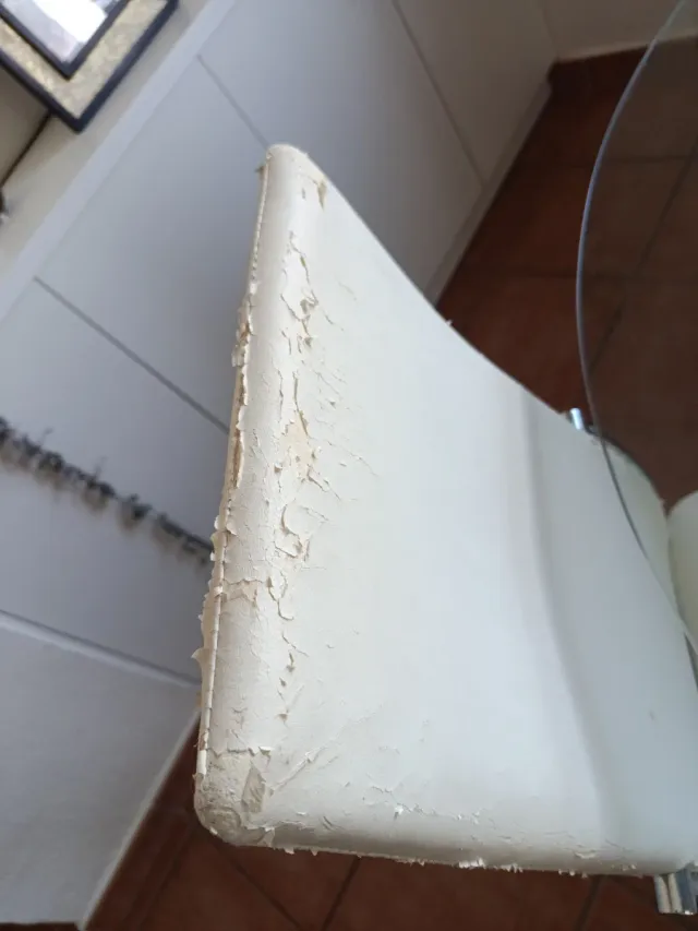 Juego de 4 sillas de comedor blancas