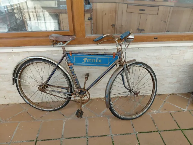 Bicicleta Antigua orbea Azul