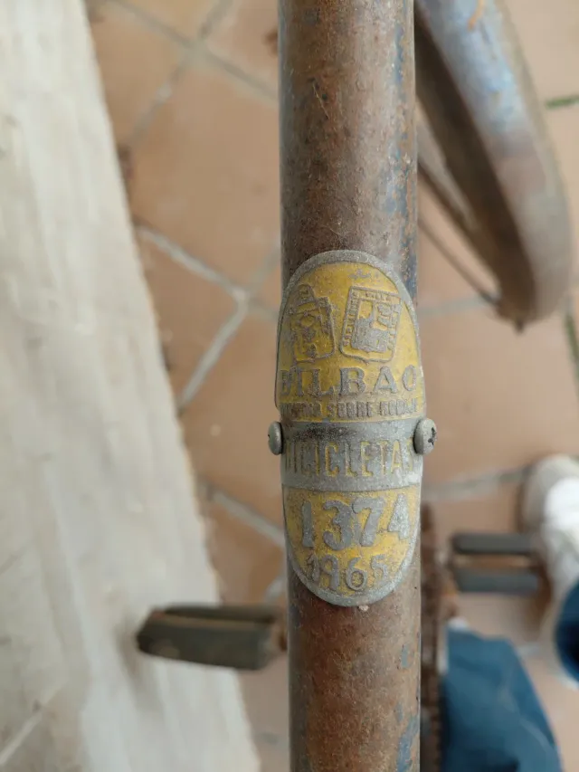 Bicicleta Antigua orbea Azul