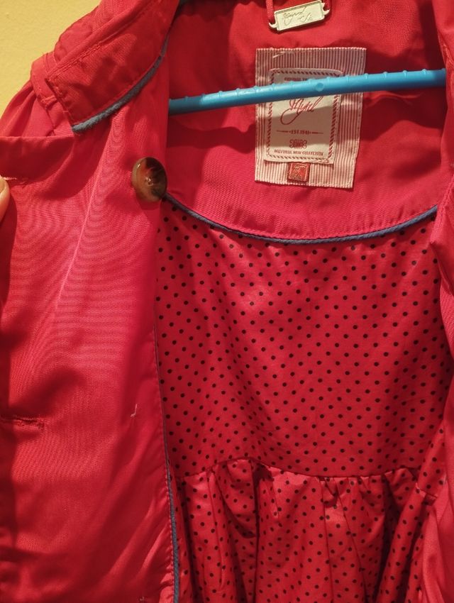 Gabardina niña talla 4 años