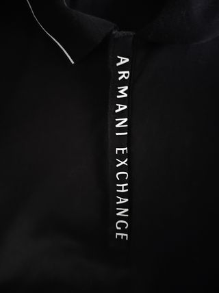 Polo Armani Exchange Negro - Talla XL