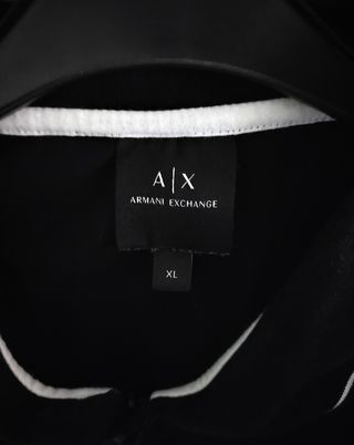 Polo Armani Exchange Negro - Talla XL