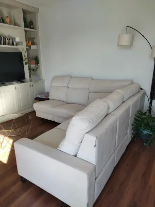 Sofá modular color hueso