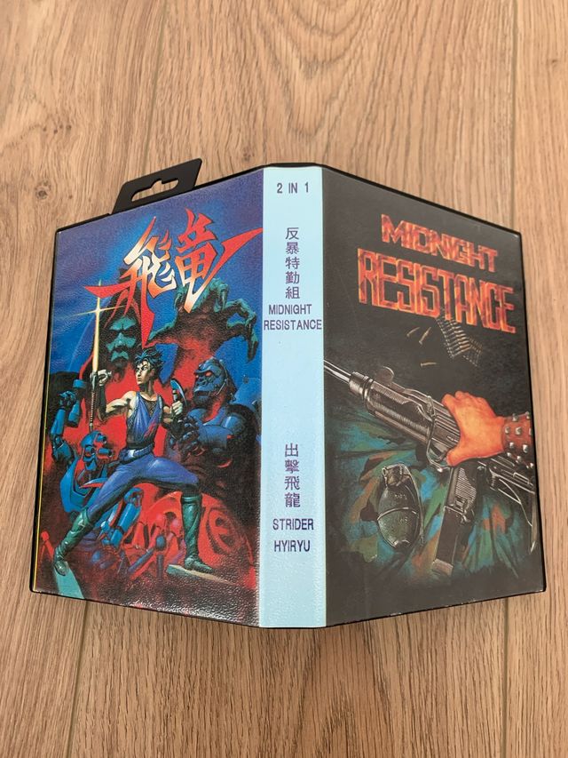 Gioco Mega Drive 2 in 1: Strider e Midnight Resist