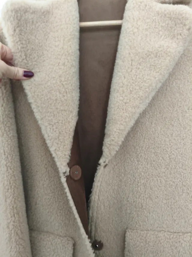 Abrigo reversible Mango efecto oversize