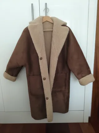 Abrigo reversible Mango efecto oversize