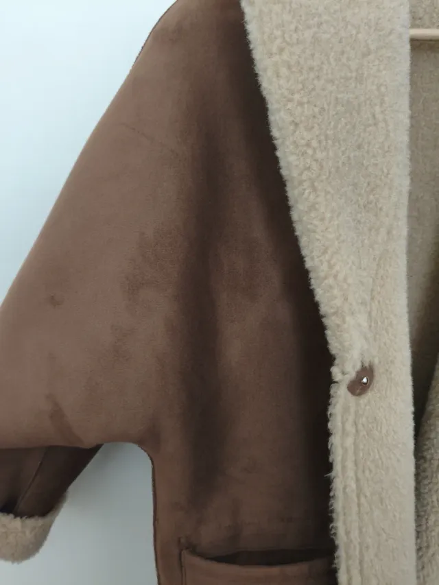 Abrigo reversible Mango efecto oversize