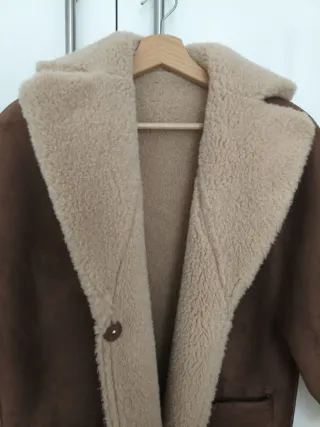 Abrigo reversible Mango efecto oversize