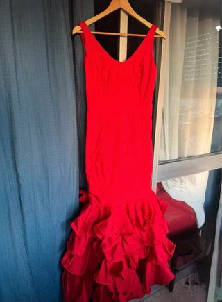 Vestido Flamenca Talla S (34-36)