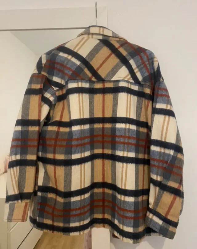 Chaqueta Zara cuadros oversize