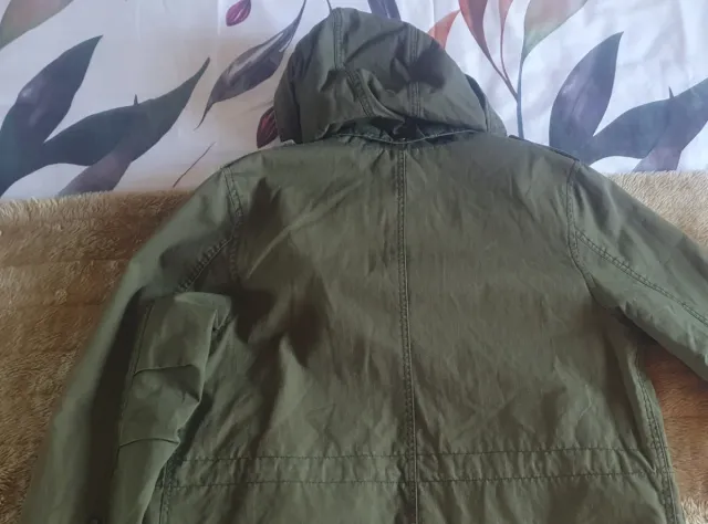 Chaqueta niño verde militar H&M