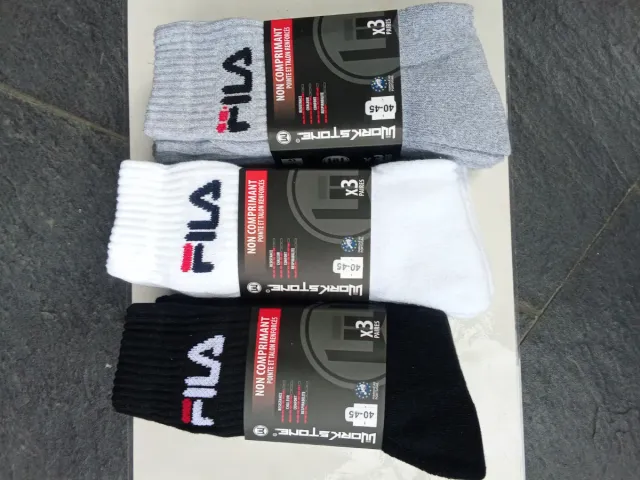 Calzini Fila x3 paia Taglia 40-45