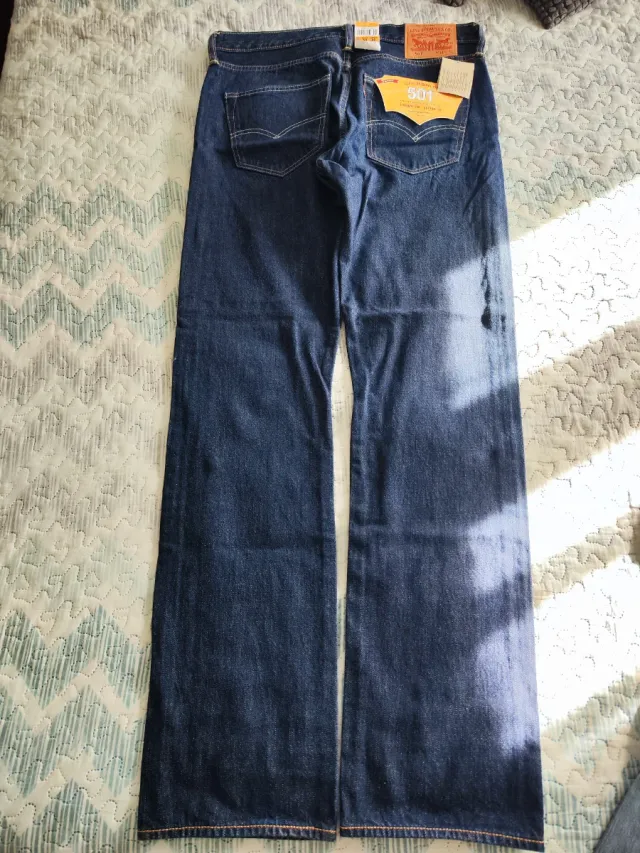 Pantalón Levi's 501 Azul Talla M Hombre