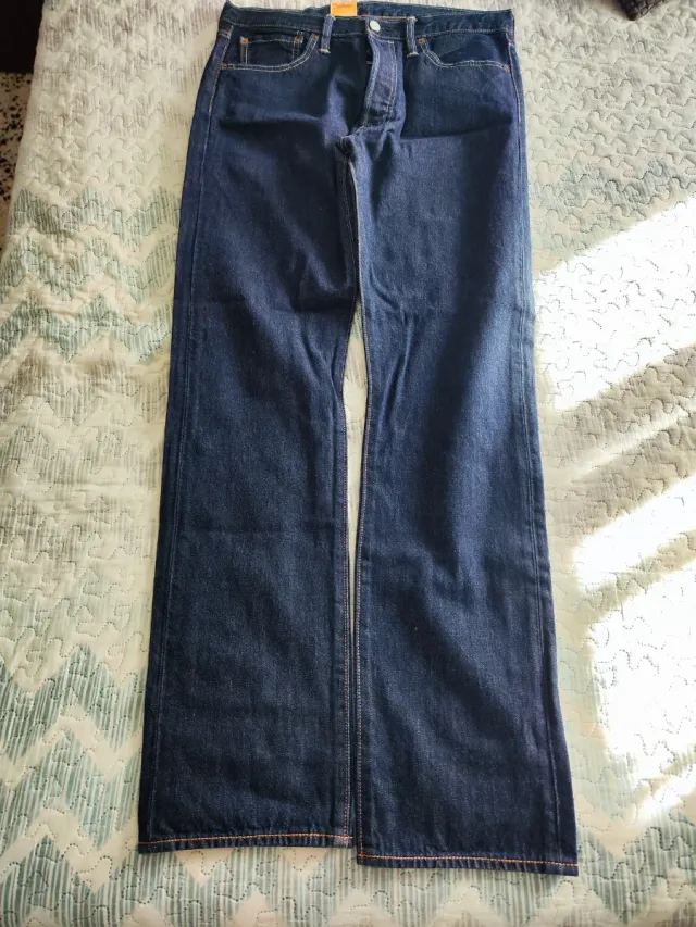 Pantalón Levi's 501 Azul Talla M Hombre