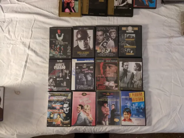 Lote 12 DVDs Películas Clásicas y Modernas