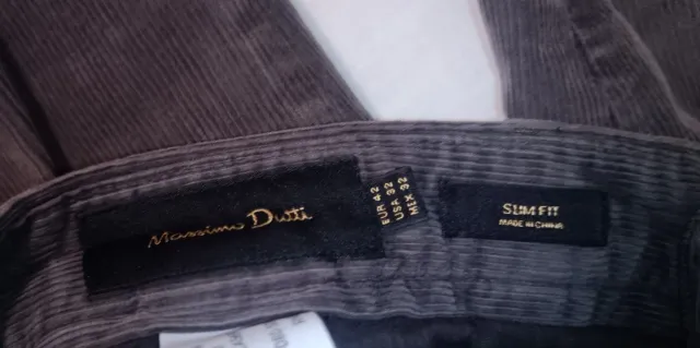 Pantalones de pana para hombre. Massimo Dutti.