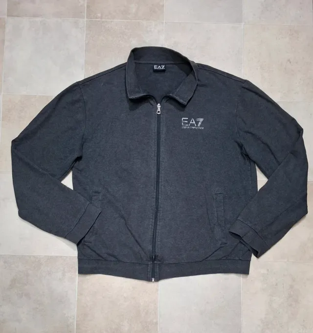 Felpa Emporio Armani Grigia Taglia XXL