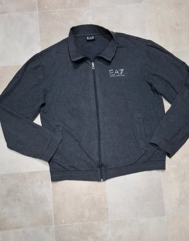 Felpa Emporio Armani Grigia Taglia XXL