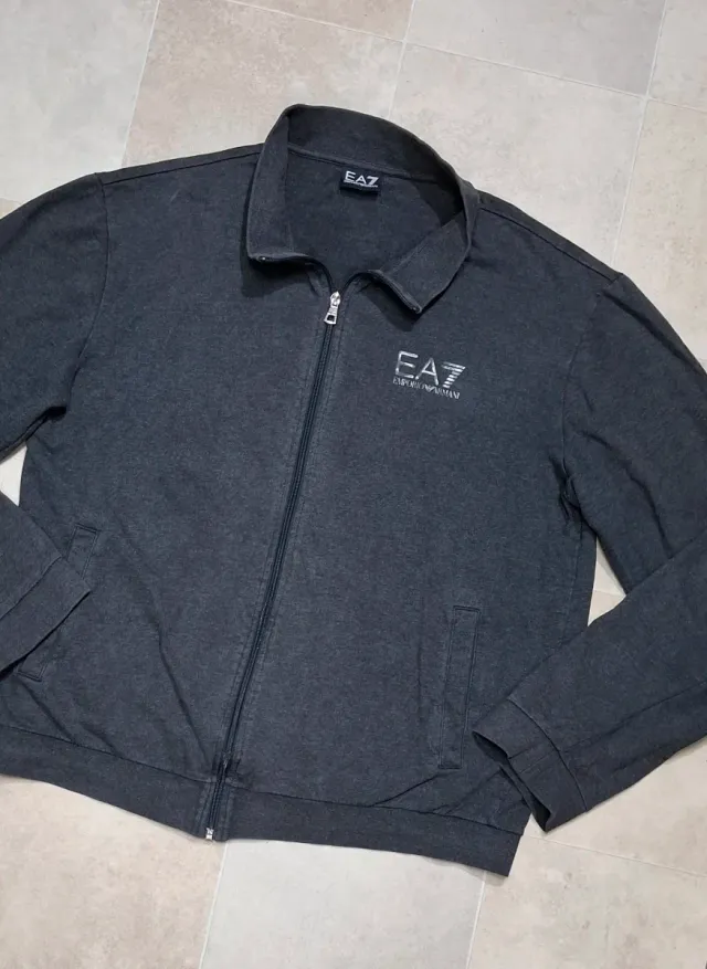 Felpa Emporio Armani Grigia Taglia XXL