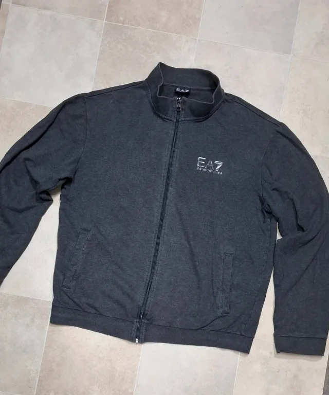 Felpa Emporio Armani Grigia Taglia XXL