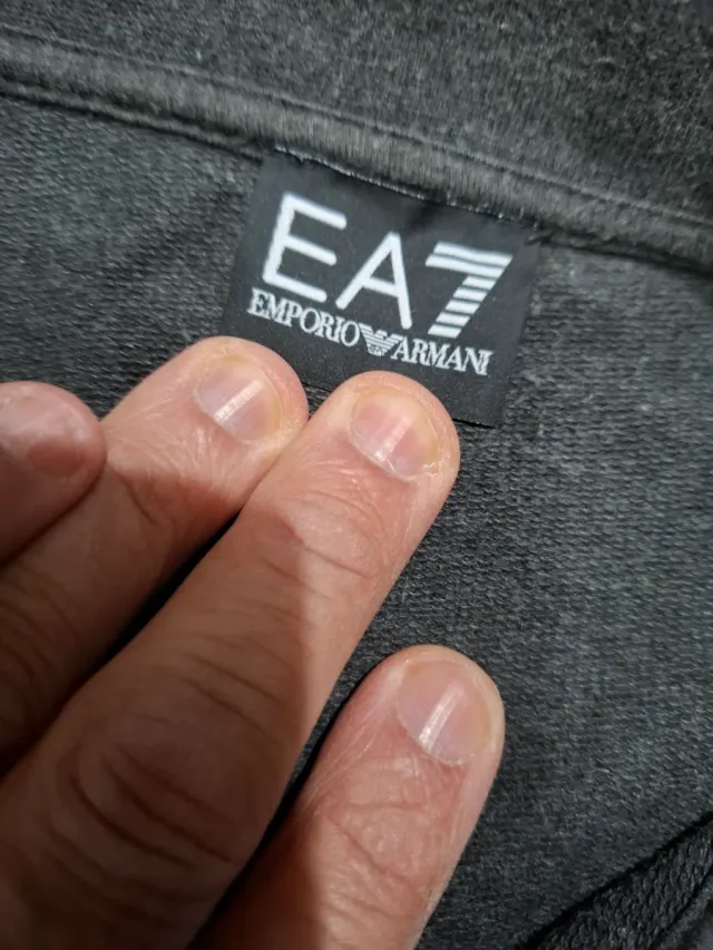 Felpa Emporio Armani Grigia Taglia XXL