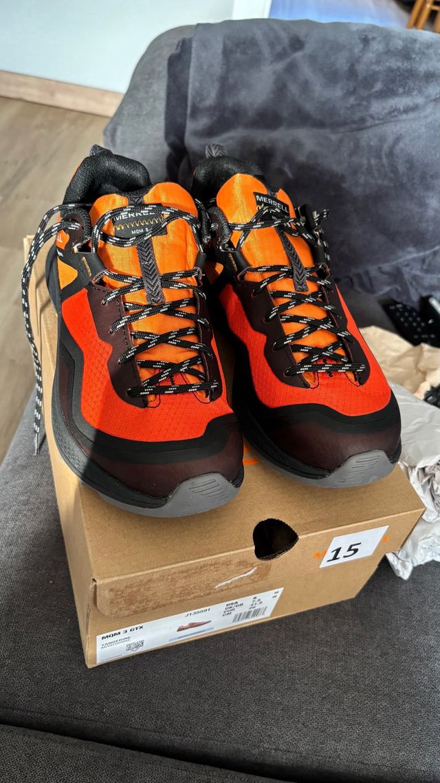 Vendo Zapatillas Merrell Gore-Tex Naranja/Negro