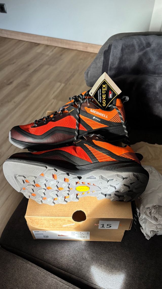 Vendo Zapatillas Merrell Gore-Tex Naranja/Negro
