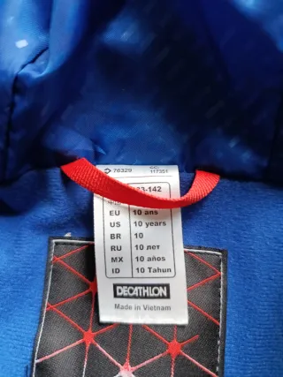 Ropa Esquí Decathlon Talla 8-10