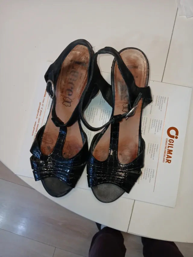 Sandalias Negras Neggas Talla 37