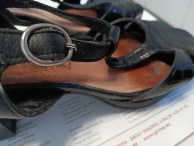 Sandalias Negras Neggas Talla 37