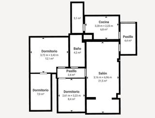 Piso en venta en Centro en Móstoles