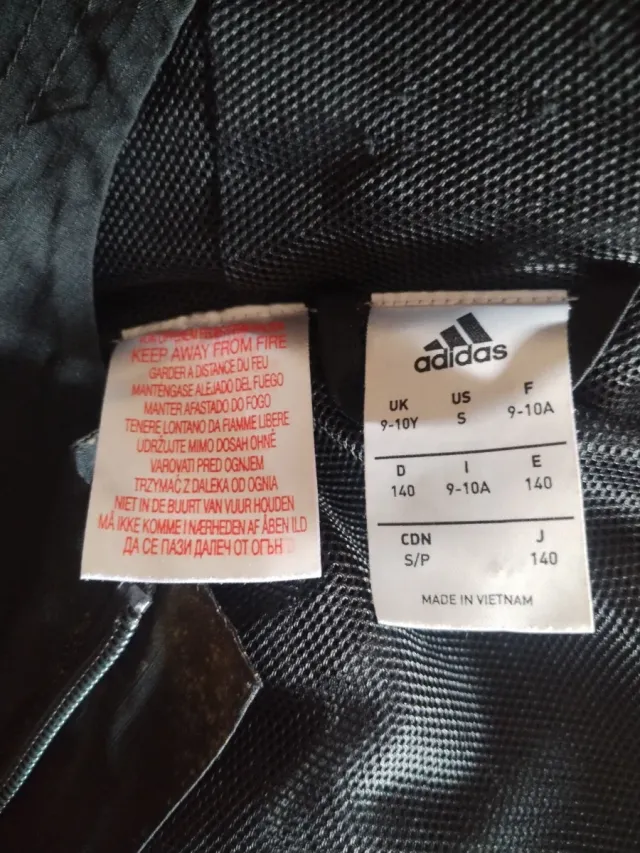 Cortavientos Adidas Negro y Gris