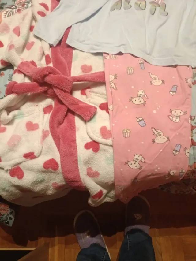 Pijama y Bata Niña 7-8 Años