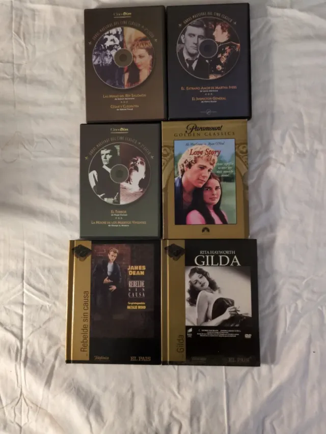 Lote 6 DVDs varios