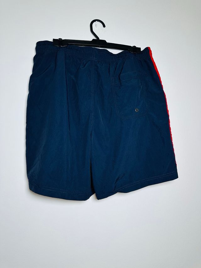 Bañador Náutica Hombre Azul y Rojo