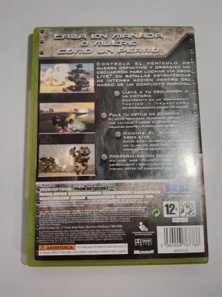 Chromehounds Xbox 360 SEGA Shooter