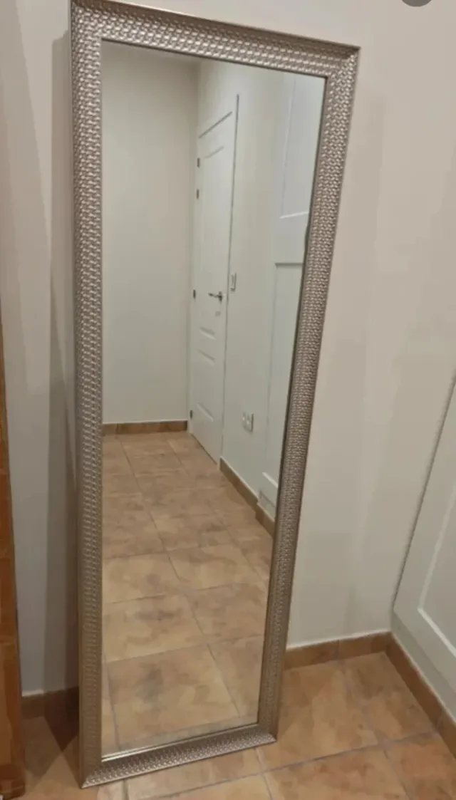 Espejo Marco Plateado