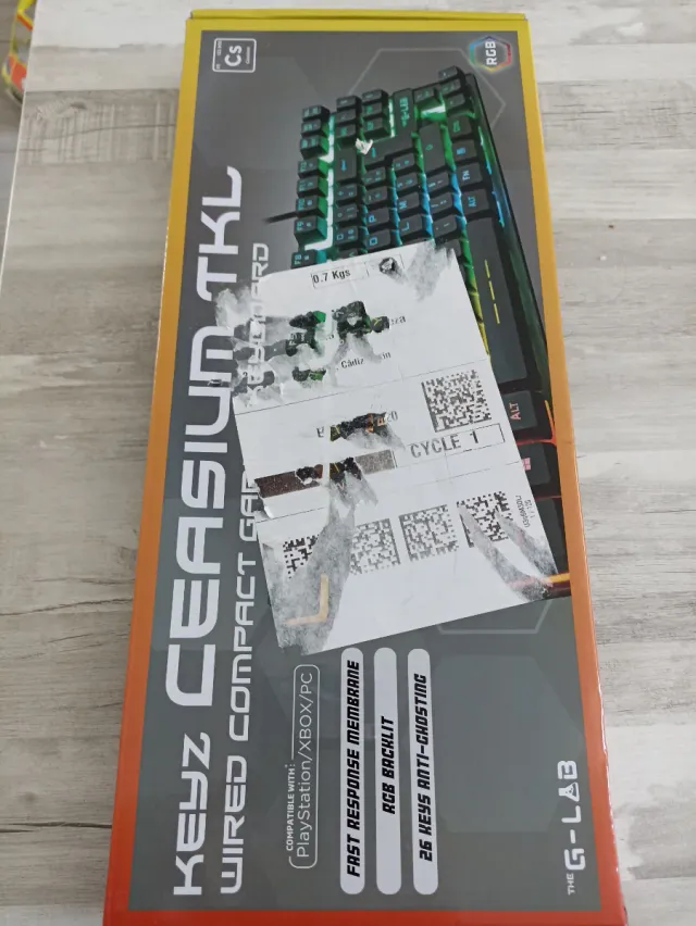 Teclado Gaming G-Lab Ceasium TKL Nuevo