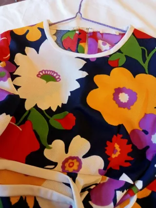 Vestito Vintage Anni '70 Floreale