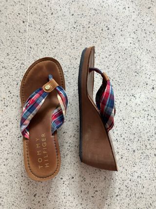 Sandalias Tommy Hilfiger tela multicolor