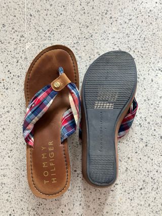 Sandalias Tommy Hilfiger tela multicolor