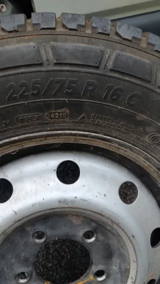 2 Ruedas con Llantas 225/75 R16 C, Michelin